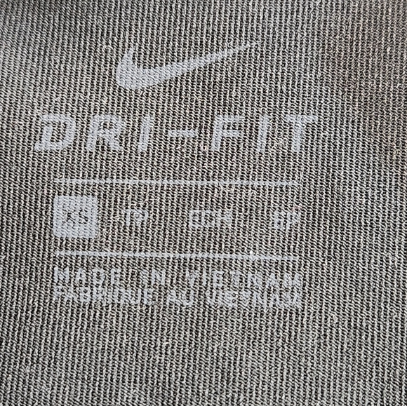Nike Pro Dri Fit Black/Gold Metallic Swoosh Training Tights XS - Picture 8 of 10